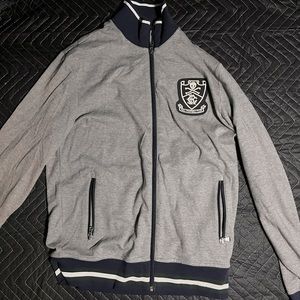 Small Polo Zip Up Sweater